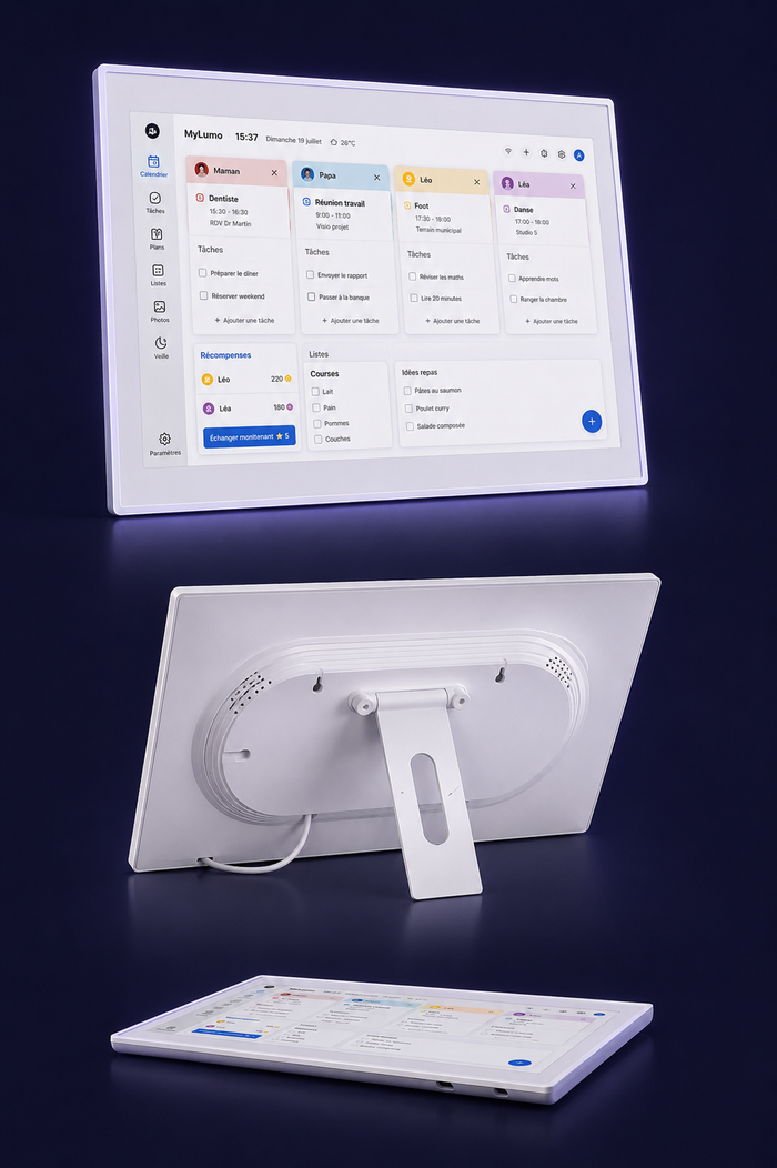 MyLumo — Le calendrier numérique familial connecté
