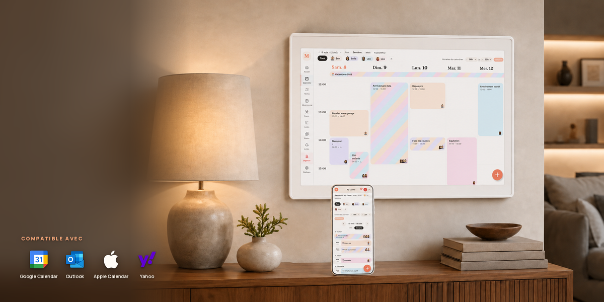 MyLumo - hero, fond compatible avec les calendriers