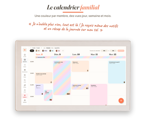 MyLumo - le calendrier familial