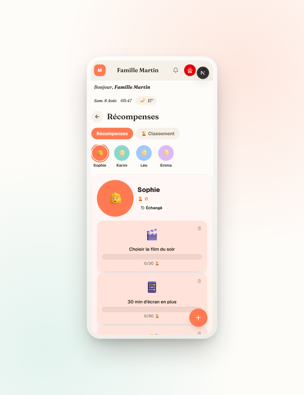MyLumo mobile - recompenses